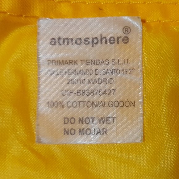 Yellow cotton bag with plenty of pockets and zippers - Picture 3 of 3